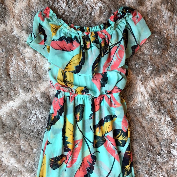 Express floral leaf maxi dress - Picture 3 of 7